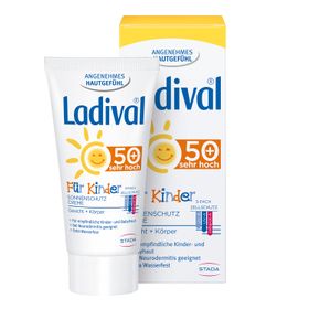 Ladival® Kinder Sonnencreme für das Gesicht LSF 50+ + Ladival Malbuch GRATIS