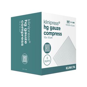 KLINION® klinipress® hg Gazekompresse 10 x 10 cm