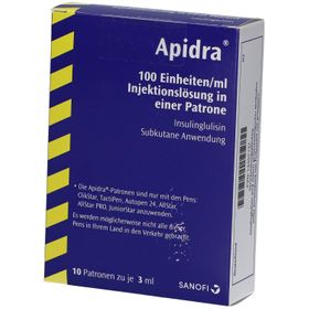 APIDRA 100 E/ml Inj.-Lsg.i.e.Patrone
