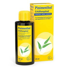 Pinimenthol® Erkältungsbad ab 12 Jahren - mit Eucalyptusöl, Menthol und Campher
