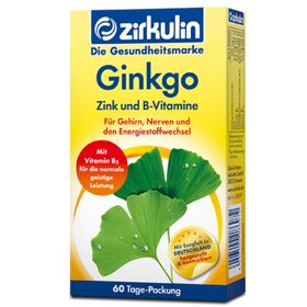 Zirkulin Ginkgo Zink und B-Vitamine