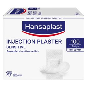 Hansaplast Injection Plaster Sensitive 1,9 x 4 cm - Jetzt 20% sparen mit dem Code "pflaster20"