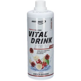BEST BODY NUTRITION VITAL DRINK ZEROP® KIRSCHE BANANE 1000 ml