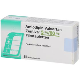 AMLODIPIN Valsartan Zentiva 5 mg/80 mg Filmtabl.