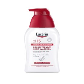 Eucerin® pH5 Hand Waschöl – Rückfettende Reinigung für empfindliche, trockene und strapazierte Hände + Eucerin UreaRepair Handcreme 5% 30ml GRATIS