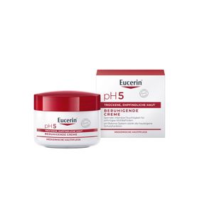 Eucerin® pH5 Creme – Beruhigende Hautpflege für strapazierte Haut, spendet 24h intensive Feuchtigkeit + Eucerin UreaRepair Handcreme 5% 30ml GRATIS