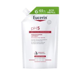 Eucerin® pH5 Reichhaltige Textur Lotion F – beruhigt strapazierte und trockene Haut & macht die Haut widerstandsfähiger + Eucerin UreaRepair Handcreme 5% 30ml GRATIS