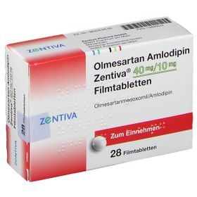 Olmesartan Amlodipin Zentiva® 40 mg/10 mg