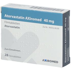 Atorvastatin AXiromed 40 mg
