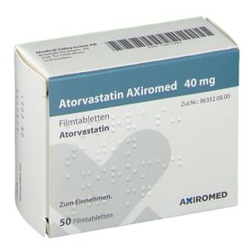 Atorvastatin AXiromed 40 mg