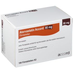 Atorvastatin Accord 80 mg