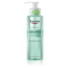 Eucerin® DermoPure Reinigungsgel – Gegen Pickel und unreine Haut – Effektive und gleichzeitig sanfte Reinigung + Eucerin Dermopure Triple Effect Reinigungsgel 75ml GRATIS