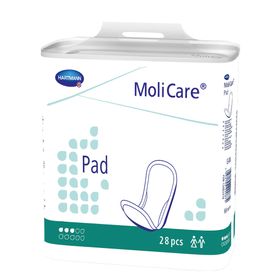 Molicare Pad 3 Tropfen zuverlässige Einlagen für Schutz bei mittlerer Blasenschwäche, geeignet für Frauen und Männer