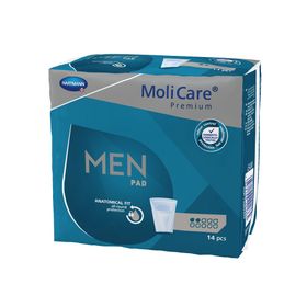 MoliCare Premium MEN Pad 2 Tropfen, speziell für Männer geformte Einlagen bei mittlerer Blasenschwäche