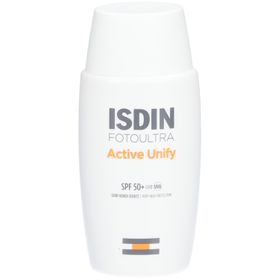 ISDIN FOTOULTRA Active Unify Fusion Fluid LSF 50+ Sonnenschutz zur Minderung und Vorbeugung sonnenbedingter Pigmentflecken