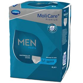 Molicare Premium MEN Pants 7 Tropfen M, die Pants wurden speziell für Männer entwickelt. In der Handhabung wie normale Unterwäsche