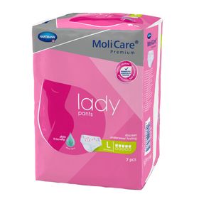 MoliCare Premium lady pants Gr. L, speziell für Frauen entwickelte Pants lassen beim Tragen alle Bewegungsfreiheit die Sie braucht