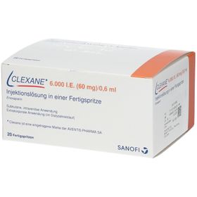 Clexane 6.000 I.E. 60 mg/0,6 ml