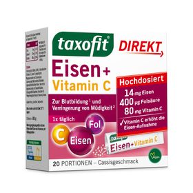 taxofit® Direkt Eisen + Folsäure + Vitamin C
