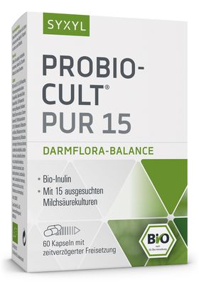 SYXYL PROBIO-CULT® PUR 15, denn eine stabile Darmflora braucht Vielfalt.