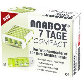 ANABOX® 7 Tage Compact grün/weiß