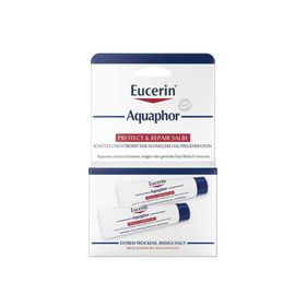 Eucerin® Aquaphor Protect & Repair Salbe – Schützt & pflegt stark beanspruchte Haut – Unterstützt die Hautregeneration + Aquaphor Protect & Repair Salbe 7ml GRATIS