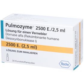 PULMOZYME 2.500 E./2,5 ml Lsg.f.Verneb.Kunsts.Amp.