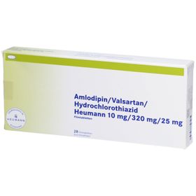 AMLODIPIN/Valsartan/HCT Heumann 10/320/25mg FTA