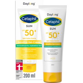 CETAPHIL SUN Sensitive Gel-Creme SPF 50+ Extra-leichter, fettfreier Sonnenschutz
