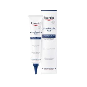 Eucerin® UreaRepair PLUS Urea Creme Intensivpflege 30% –  Zur Reduktion verdickter und schuppender Haut + Aquaphor Protect & Repair Salbe 7ml GRATIS