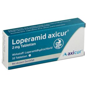Loperamid axicur® 2 mg Tabletten