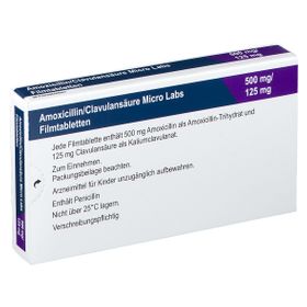 Amoxicillin/Clavulansäure Micro Labs 500 mg/125 mg