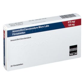 Amoxicillin/Clavulansäure Micro Labs 875 mg/125 mg