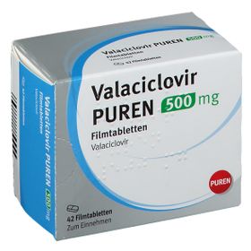 VALACICLOVIR PUREN 500 mg Filmtabletten