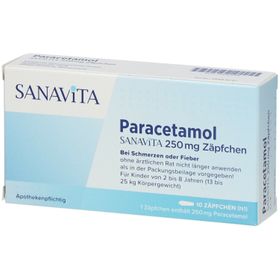 Sanavita Paracetamol 250 mg Zäpfchen
