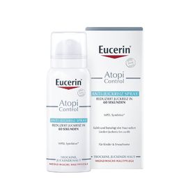 Eucerin® AtopiControl Anti-Juckreiz Spray – Sofort lindernde Wirkung bei Neurodermitis und sehr trockener Haut + Aquaphor Protect & Repair Salbe 7ml GRATIS