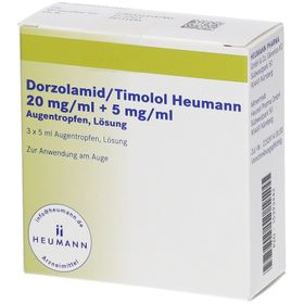Dorzolamid/Timolol Heumann 20 mg/ml + 5 mg/ml