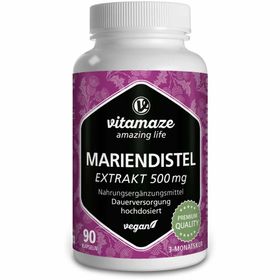 MARIENDISTEL 500 mg Extrakt hochdosiert vegan