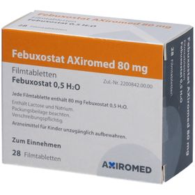 Febuxostat Axiromed 80 mg
