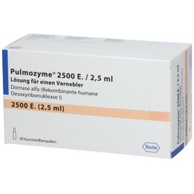 PULMOZYME 2.500 E./2,5 ml Lsg.f.Verneb.Kunsts.Amp.