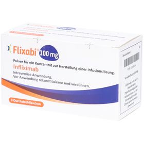 FLIXABI 100 mg Plv.f.e.Konz.z.Her.e.Inf.-Lsg.Dsfl.