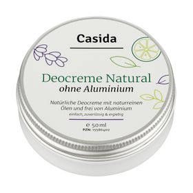 Casida Deocreme Natural ohne Aluminium