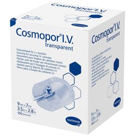 Cosmopor® I.V. 9 x 7 cm transparent