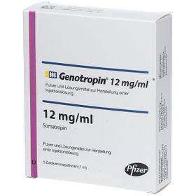 GENOTROPIN 12 mg Zweikam.Patrone P.u.LM z.H.e.ILO