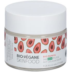 BIO VÉGANE SKINFOOD BIO PAPAYA 24h AHA Pflege