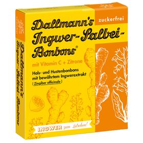 Dallmanns Ingwer-Salbei-Bonbons zuckerfrei