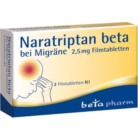 Naratriptan beta 2,5 mg