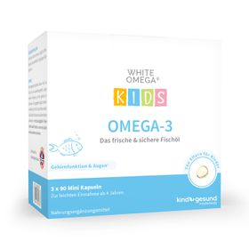 White Omega® KIDS – Reine Omega-3-Fischöl-Kapseln