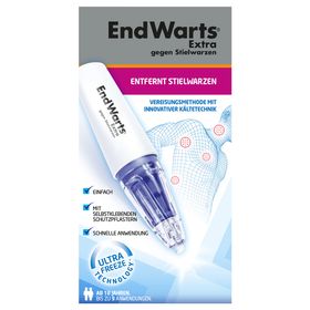 EndWarts EXTRA: Stielwarzen entfernen, Vereisungsmittel zur Entfernung von Stielwarzen an Hals, Brust & Achseln