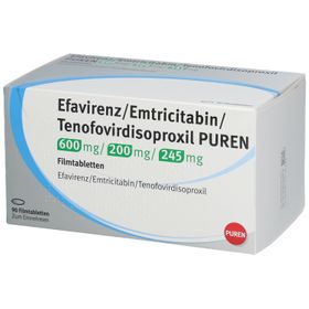 EFAVIRENZ/Emtricitabin/Tenofovir.PUREN 600/200/245